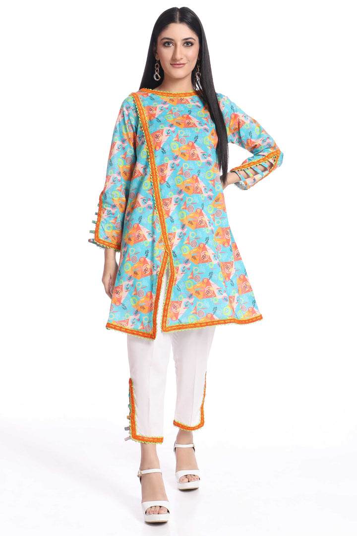 Shabnam - Stitched Lawn Two Pieces - Modest Clothing