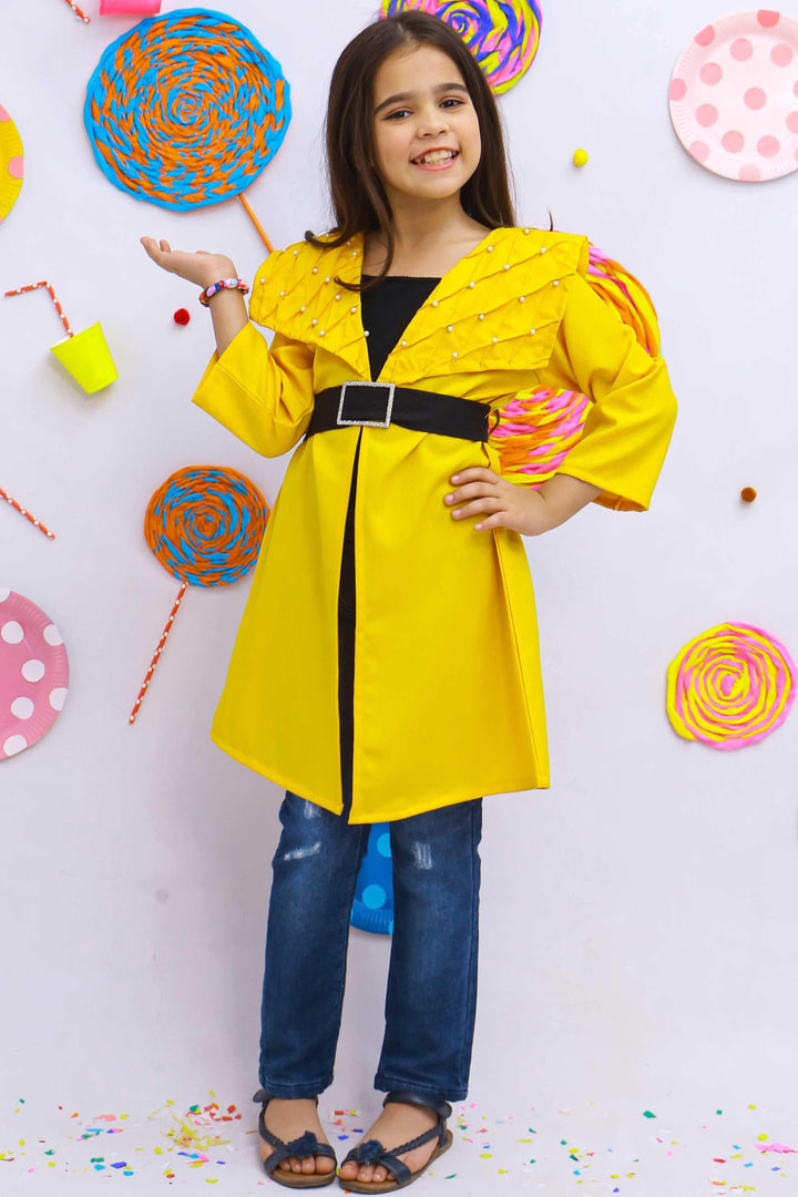 Falcon - Yellow Trench Coat - Modest Clothing