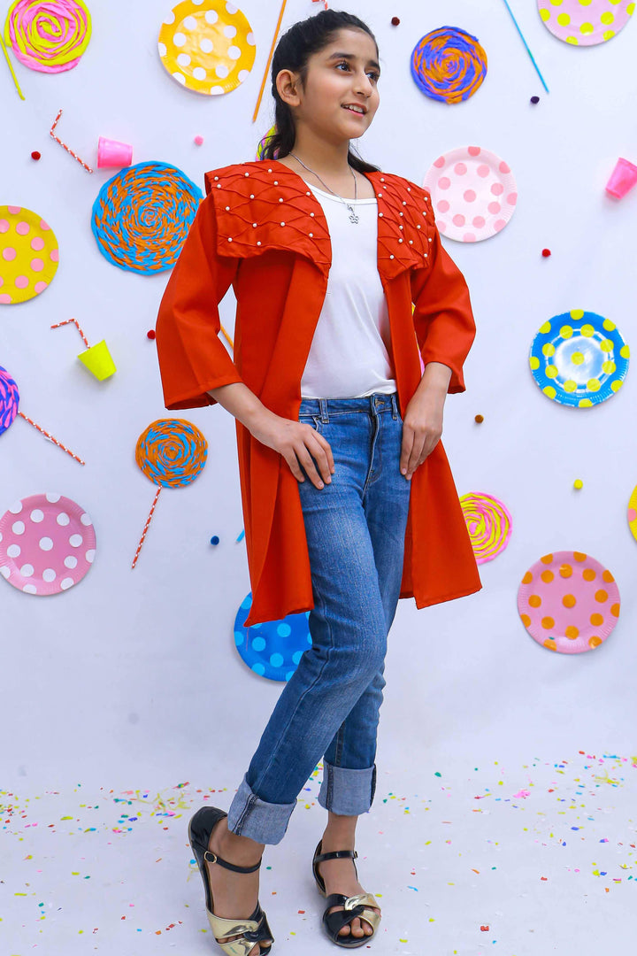 Falcon - Red Trench Coat - Modest Clothing