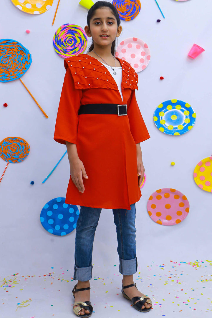 Falcon - Red Trench Coat - Modest Clothing