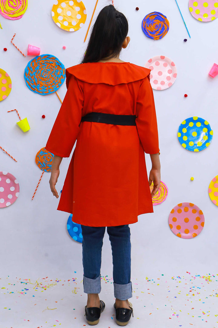 Falcon - Red Trench Coat - Modest Clothing