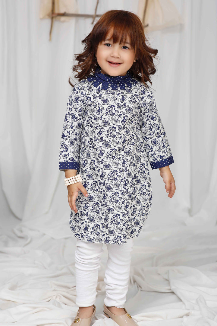 Floral Haze - Girls Kurta - Modest Clothing