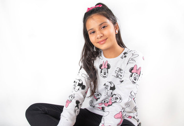 Mickey Girls Sweat Shirt - Modest Clothing