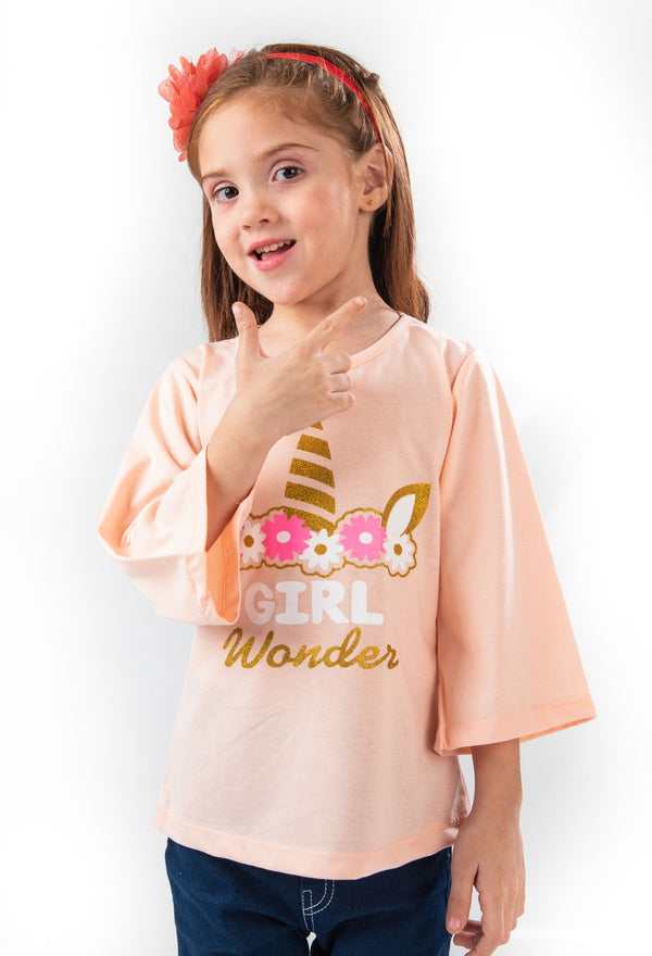 Wonder Peach Girls T-Shirt - Modest Clothing