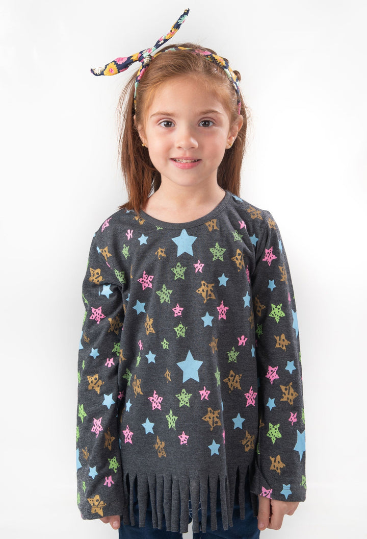 Winter Grey Girls T-Shirt - Modest Clothing